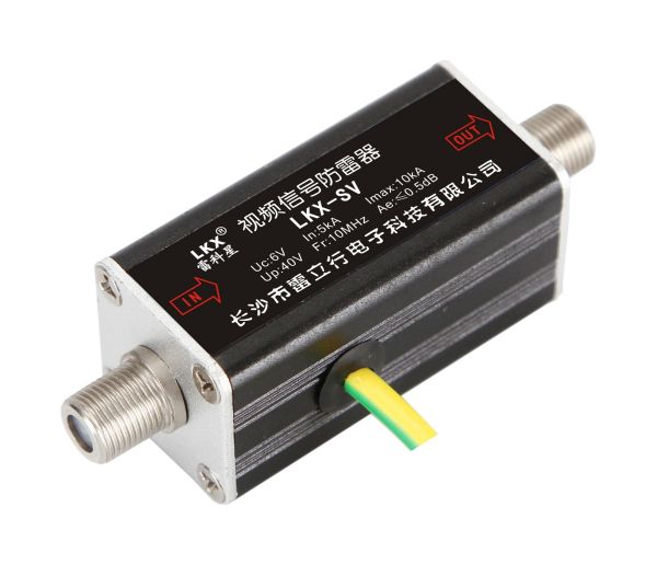 視頻信號防雷器(LKX-SV)BNC接口 F接口 RF接口 導(dǎo)軌式